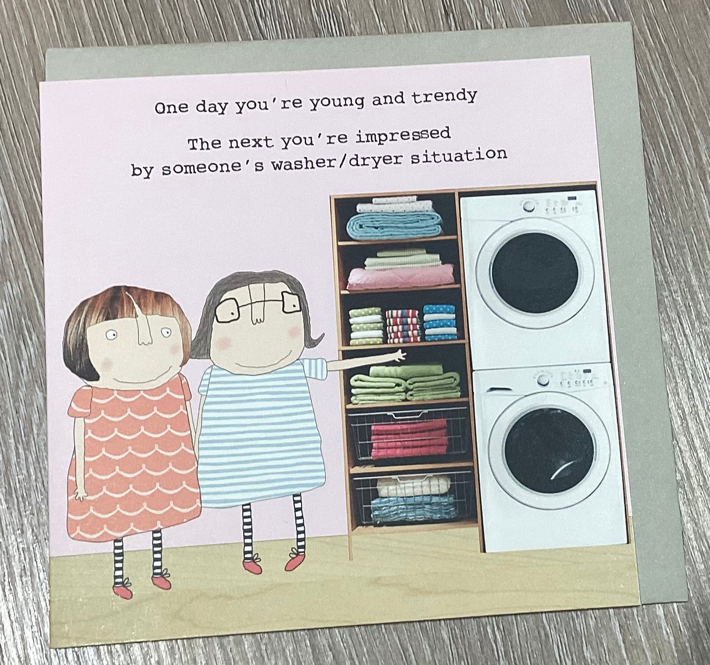 Washer/dryer - Birthday card