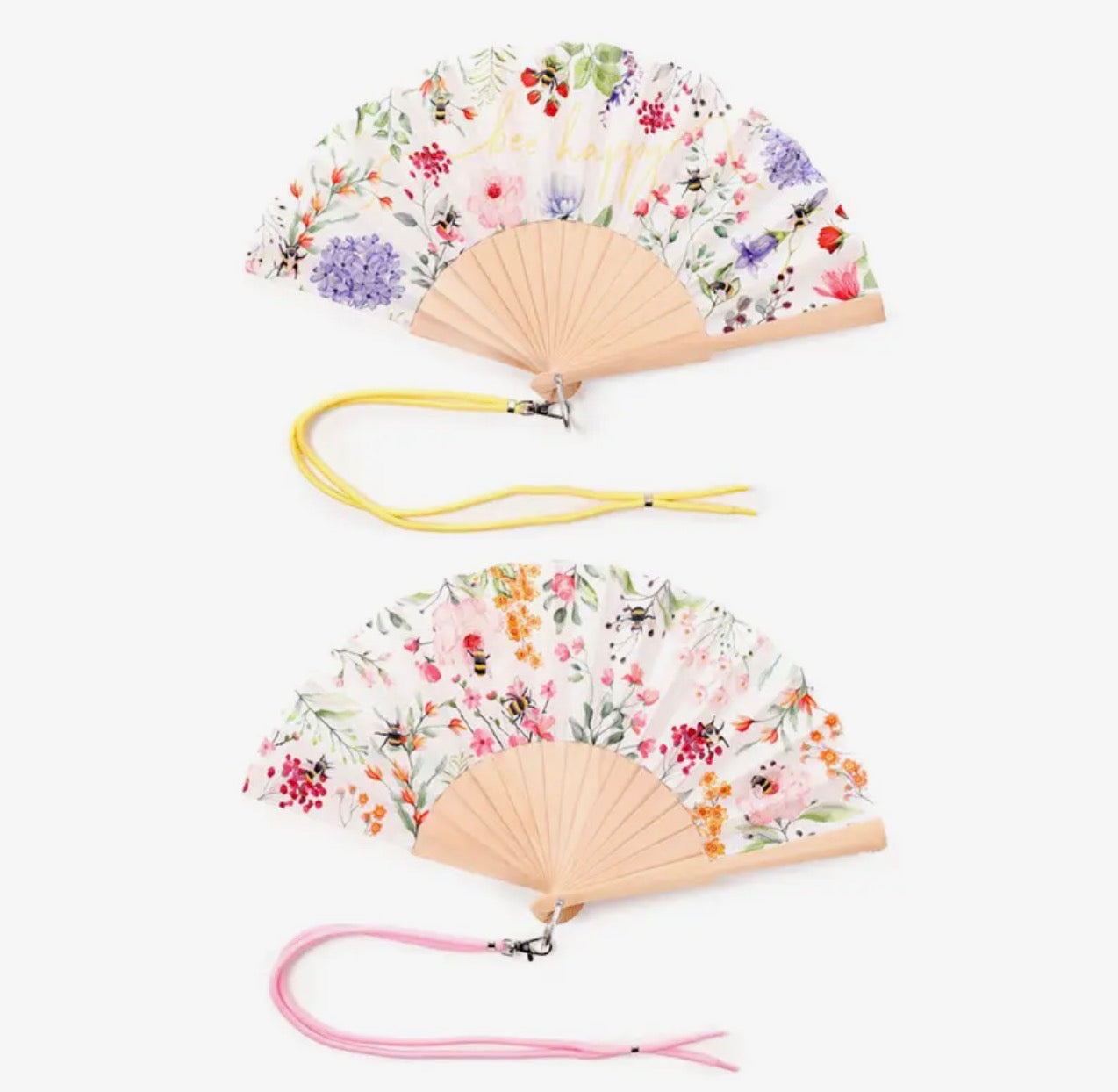 Flower Meadows Folding Hand Fan