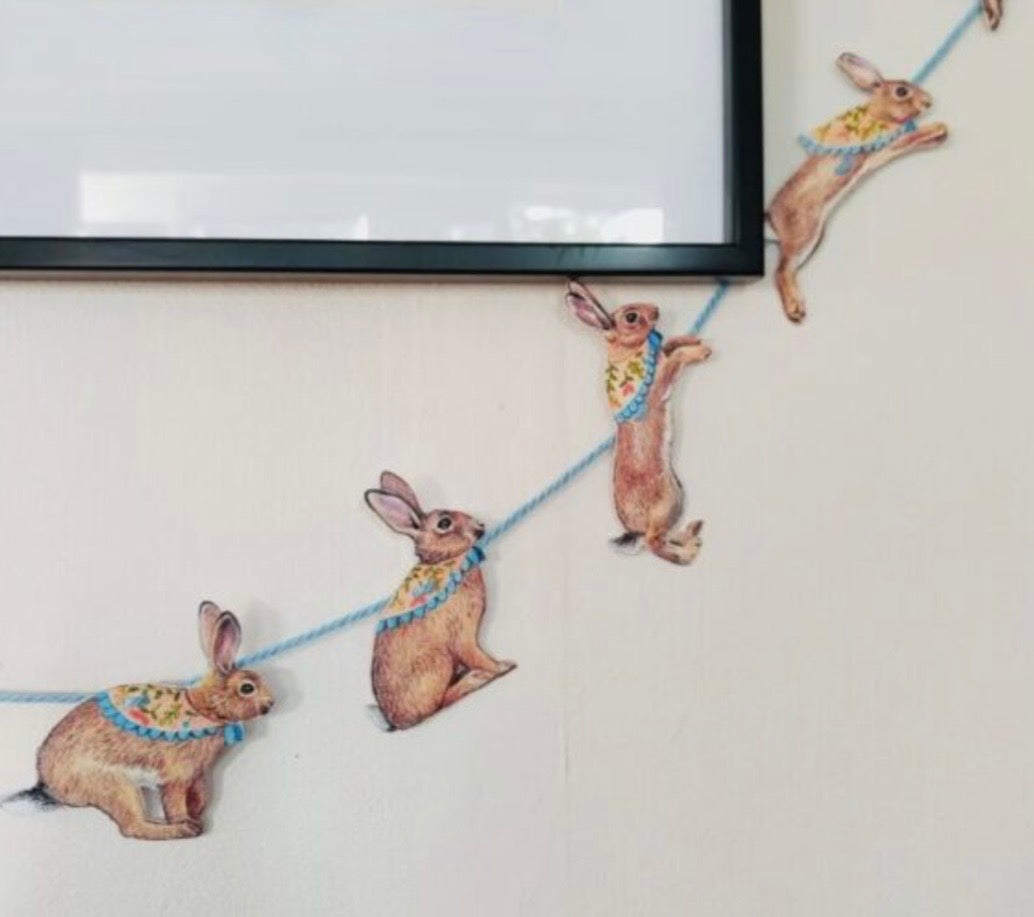 Easter Bunny Paper Garland - Beth Goodwin