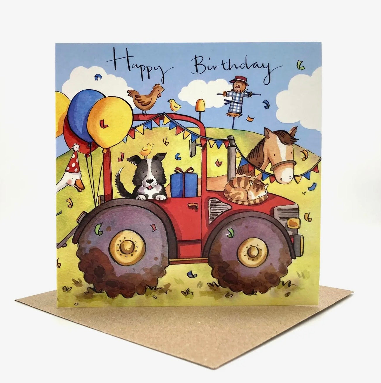 Farmyard Birthday Card - Ink & Snail Designs