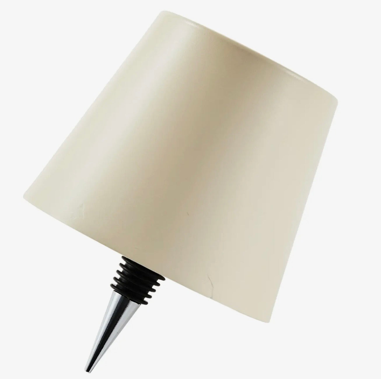 CREAM Cordless LED Table Lamp with bottle stopper