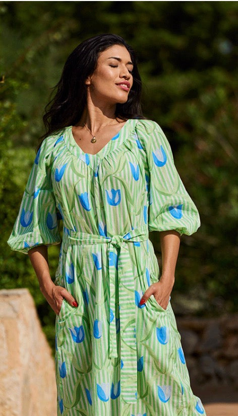 Cannes Luella Green Tulip Print Dress