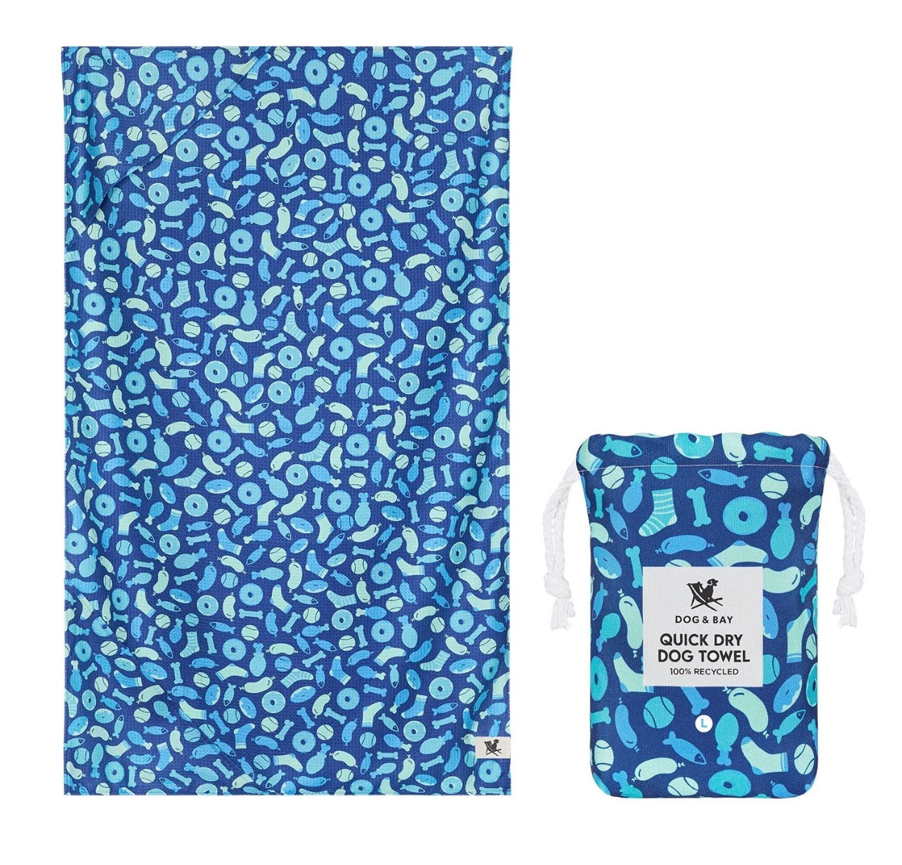 Dock & Bay Dog Towel - a dogs dinner