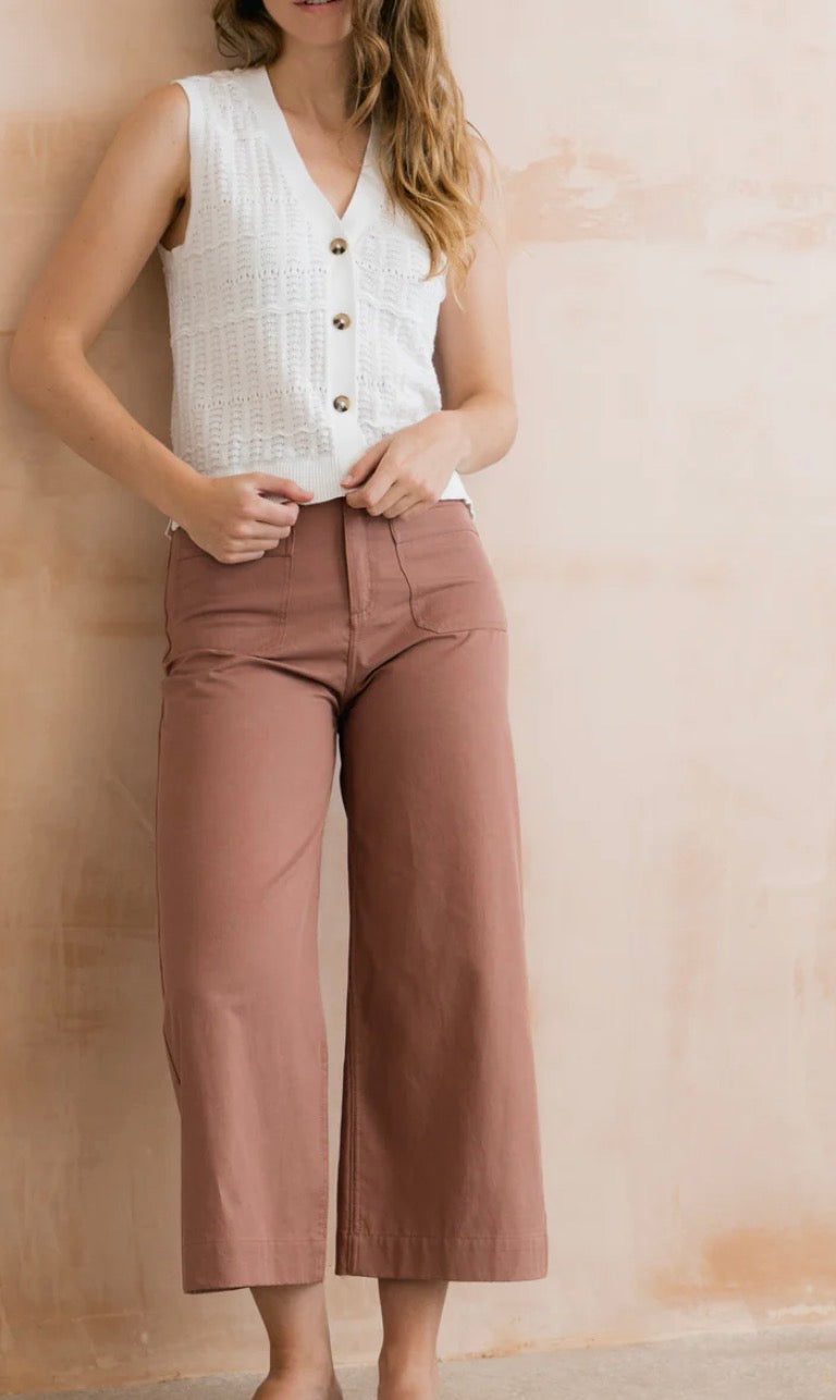 Sophie Pointelle Sleveless Knitt