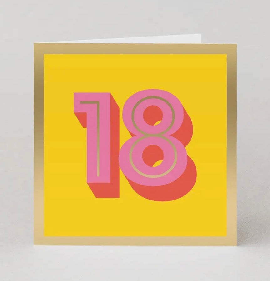 18th Birthday Card.