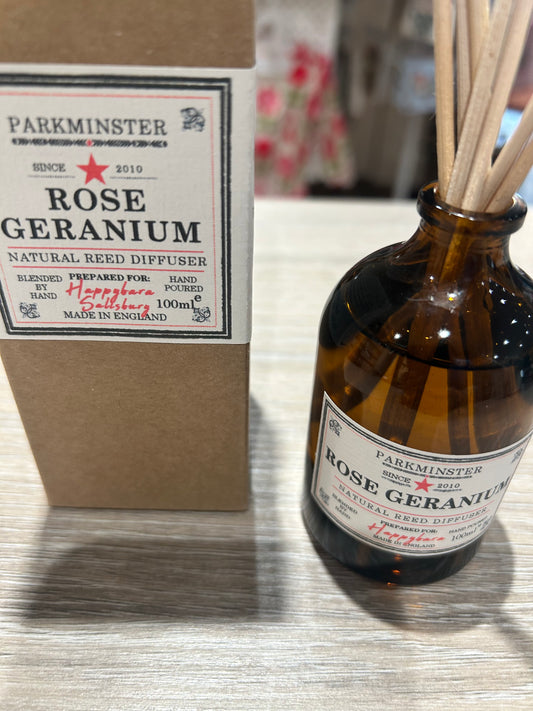 Parkminster Room Diffuser- Rose & Getanium