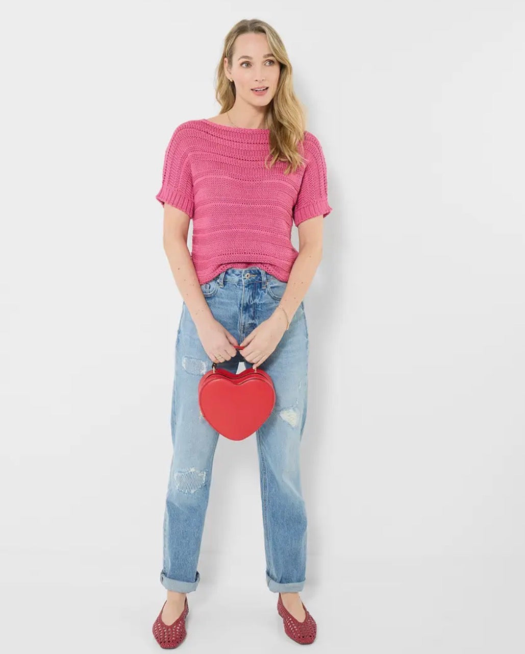 Summer Days Short Sleeve Knit Top