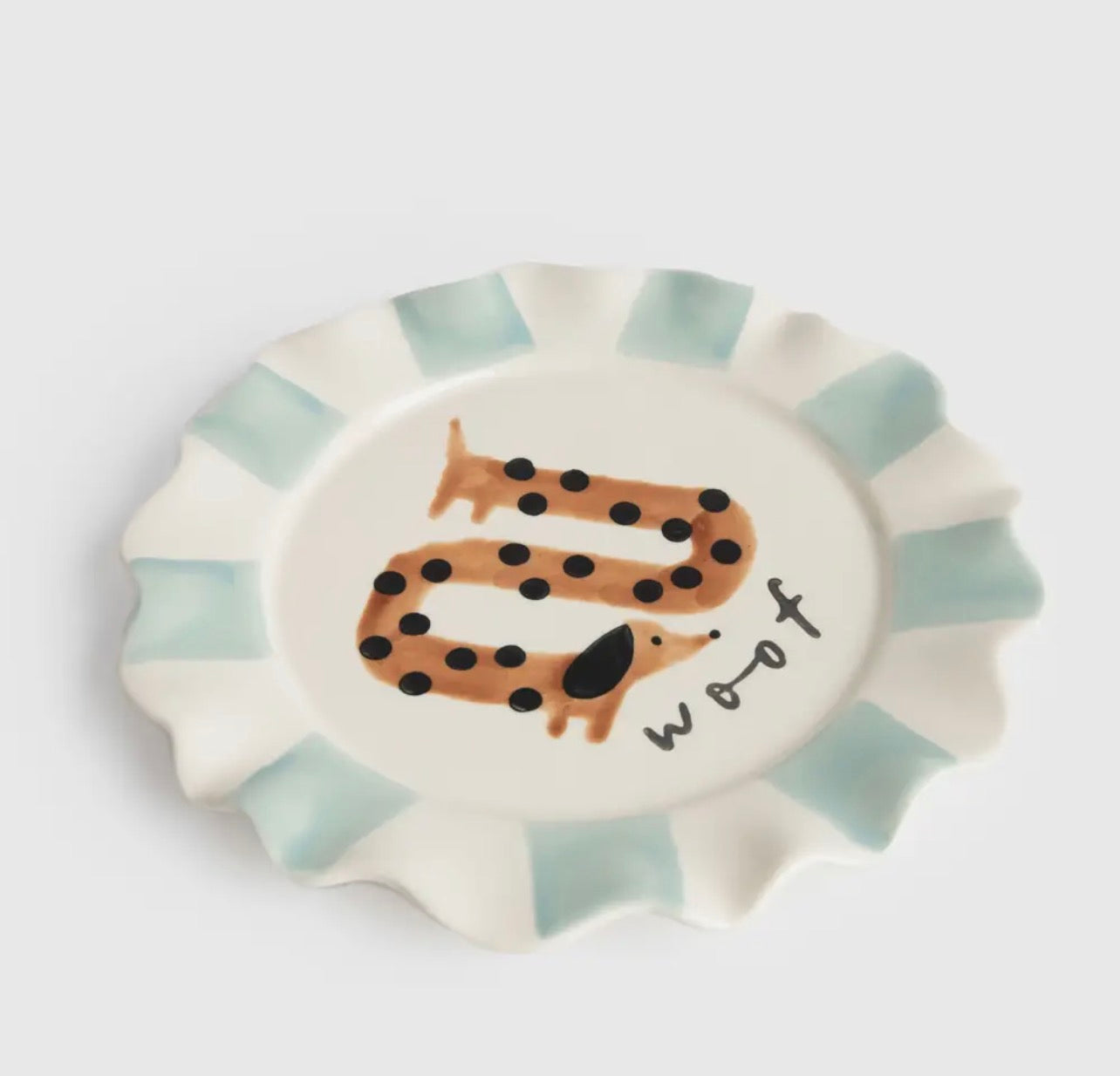 Sausage Dog Plate - Caroline Gardner 20cm