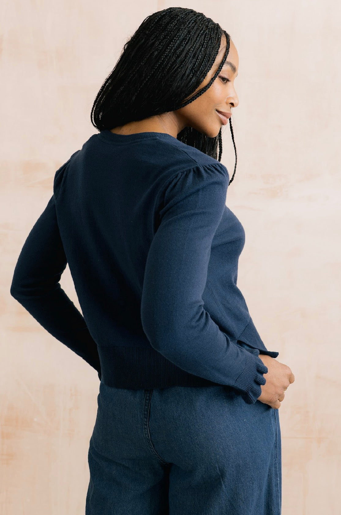 Ruffle Cardigan