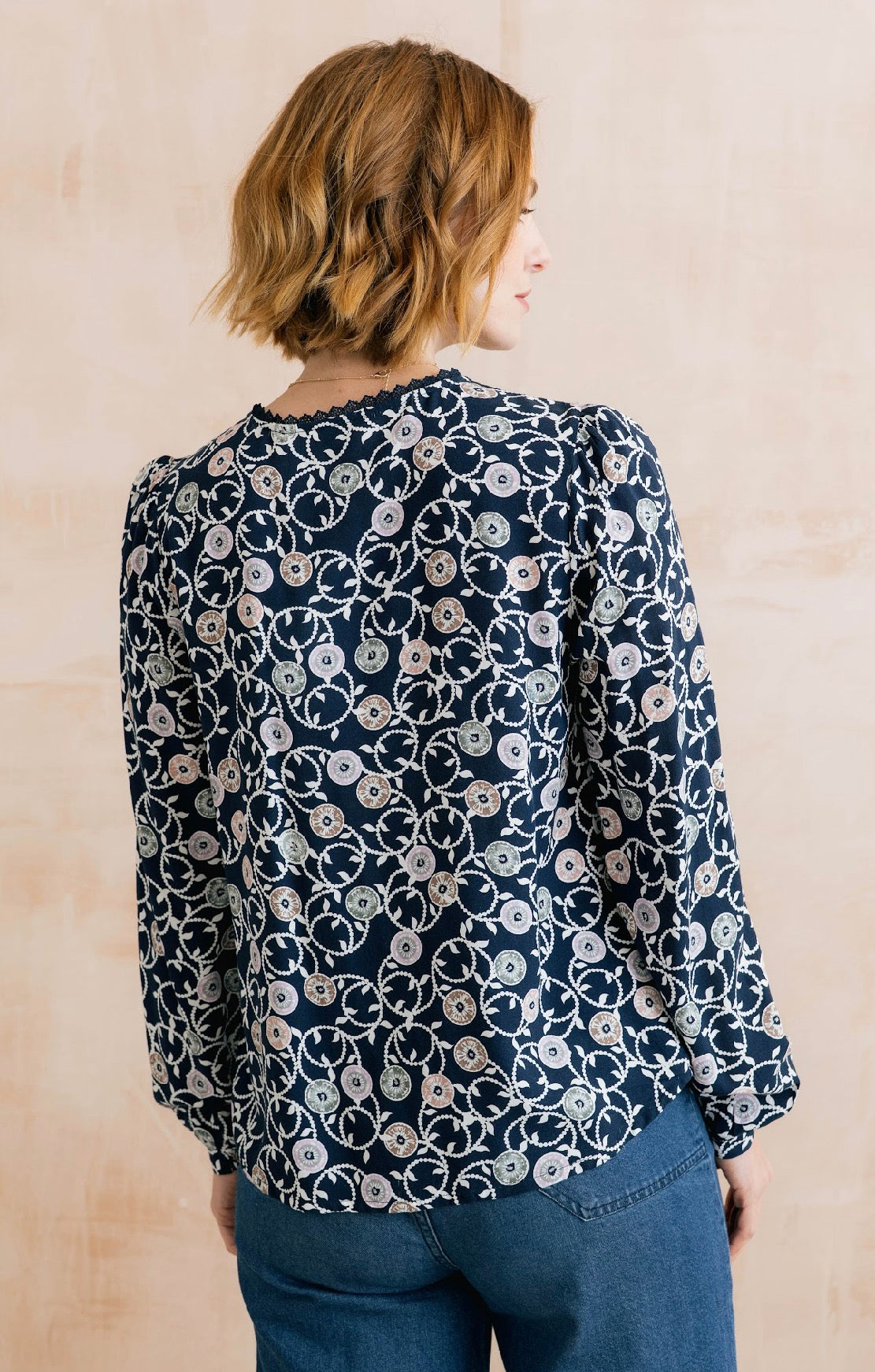 Emily Blouse in Sea Holly