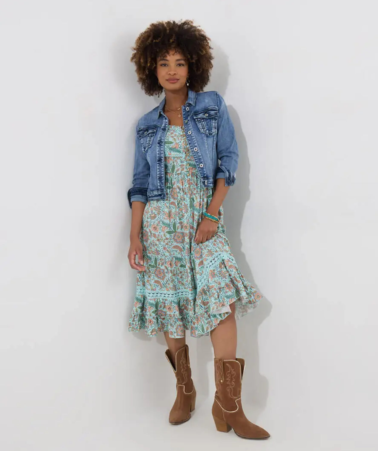 Tilly Printed Dress - Summer Boho Style