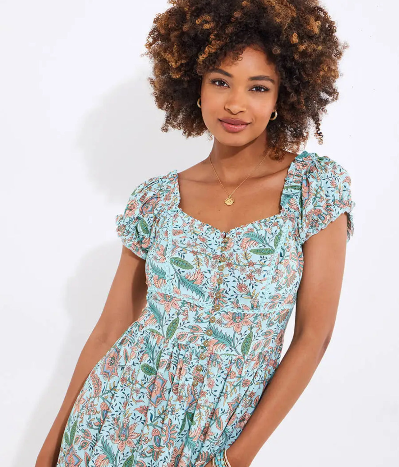 Tilly Printed Dress - Summer Boho Style
